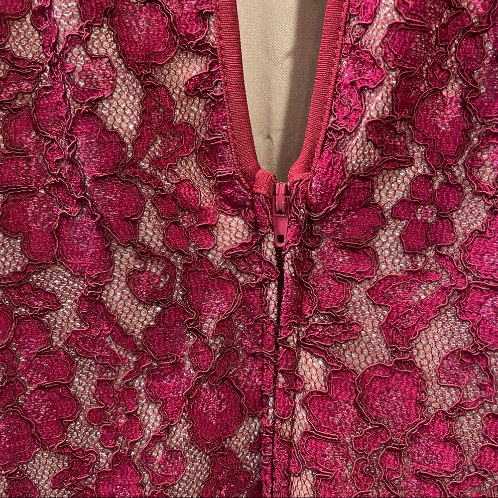 Emerald Sundae Pink Lace Halter Dress - Picture 9 of 14